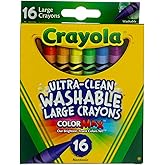 Crayola Large Washable Crayons 16 Pack - 2 Packs