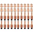 ACCEPTIN 20pcs 220990 Nozzle Tips & 20pcs 220842 Plasma Electrodes Fit 105 Plasma Cutting Torch Consumables