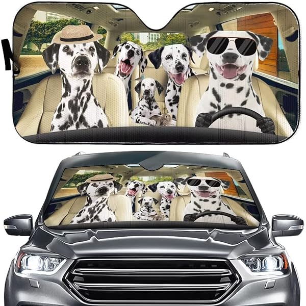 thumbnail image 2 of Yorkie Terrier Car Sun Shade Windshield Funny Dog Foldable Sun Car 2 of 12