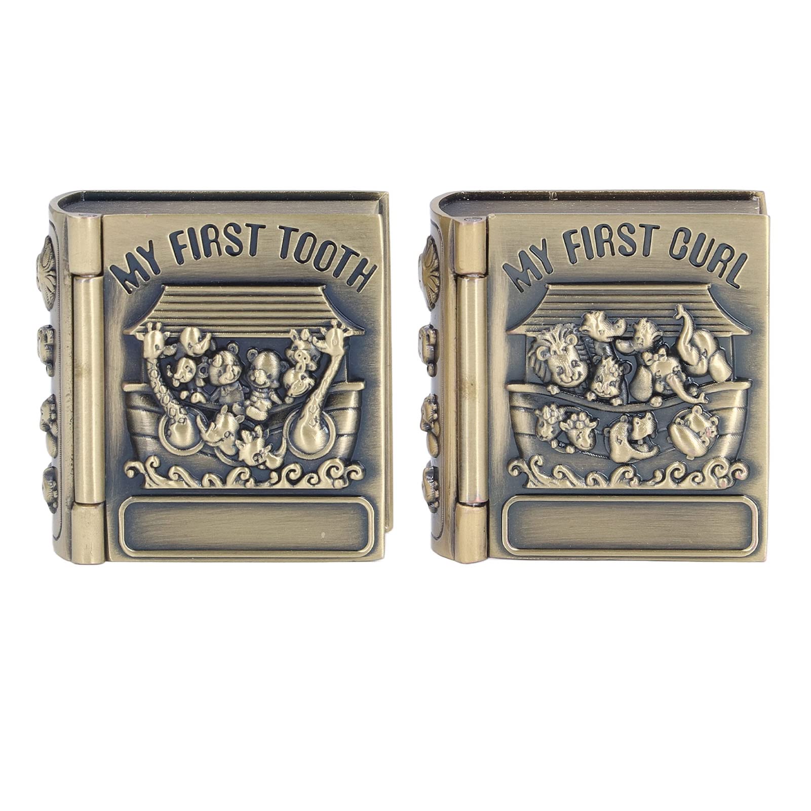 Tooth Holder, My First Tooth and Curl Keepsake Box Set, Baby Teeth Fairy Containter Gift Box for Newborn Gift Shower Child Kids