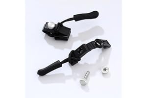 GENERIC Zipper Repair Kit, 3pcs Different Size Replacement Zipper Quick Install Detachable Pulls Zip Heads, No Sewing Required, for Jackets, Luggage, Bags