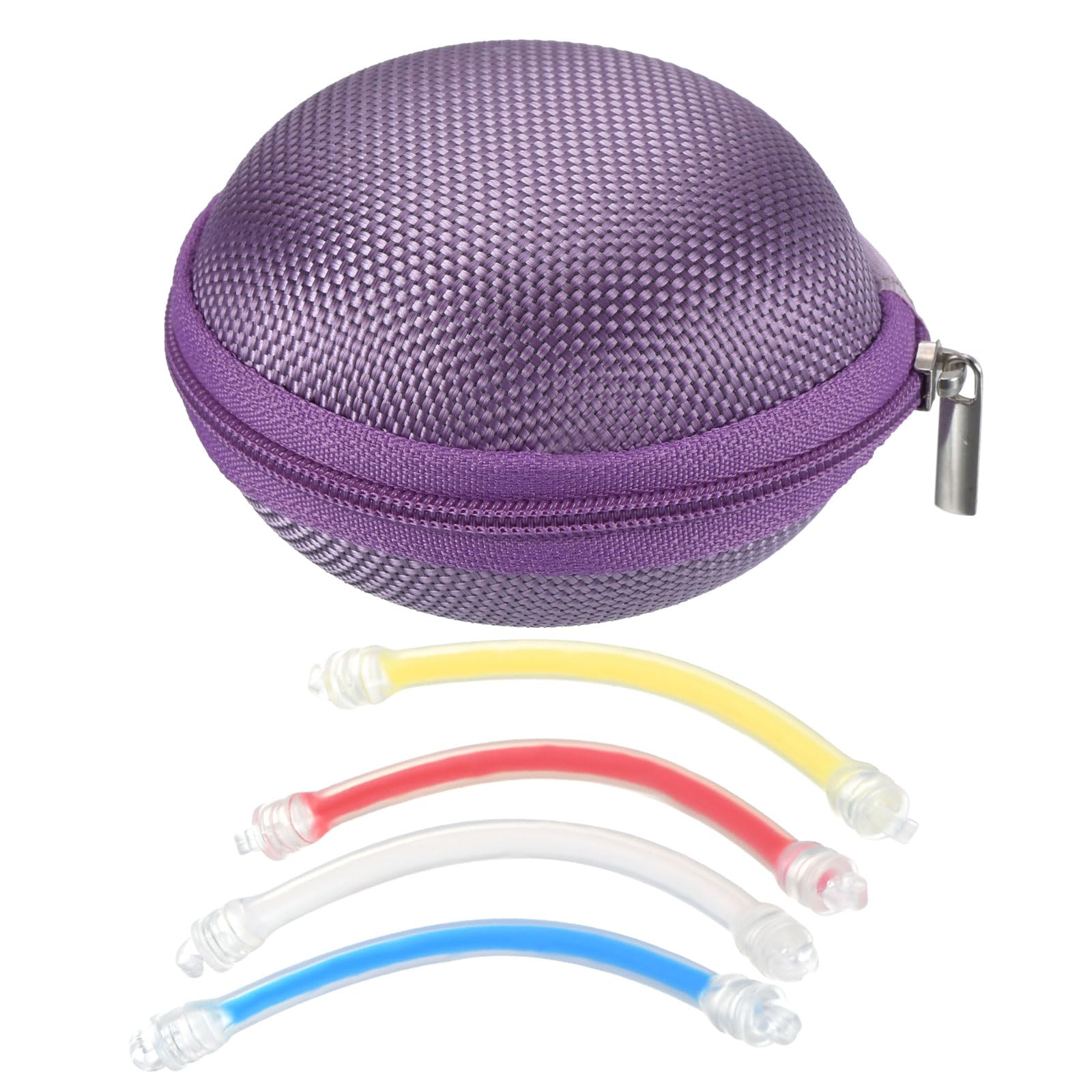 M METERXITY Tennis Vibration Dampener Set - Shock Absorber, Purple Gift Case, Apply to Tennis Racket (10cm, White, Red, Blue, Yellow)