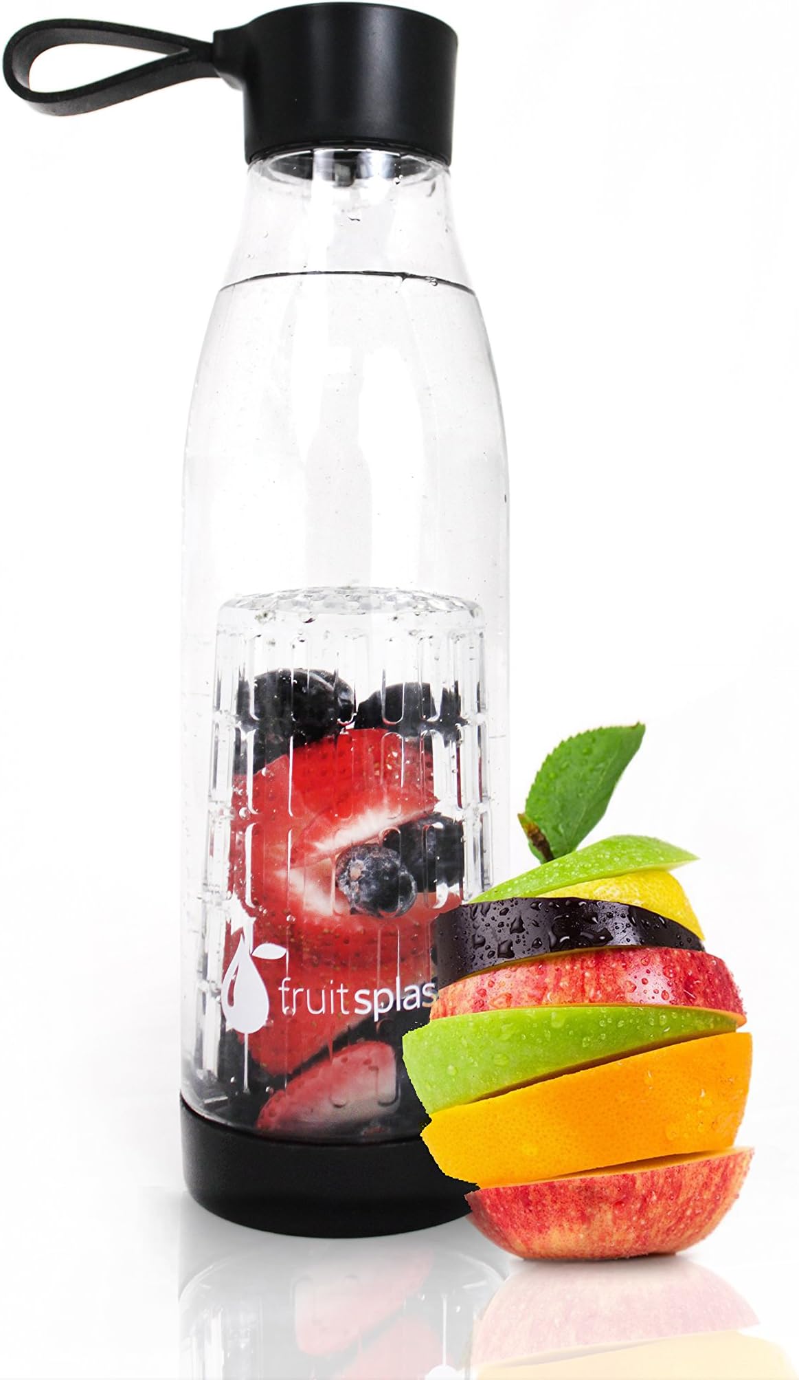 FruitSplash Tritan Fruit Infuser Water Bottle 22 oz 650 mL Made from thick Tritan 6738