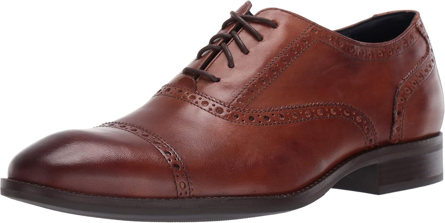 cole haan wayne cap toe oxford british tan