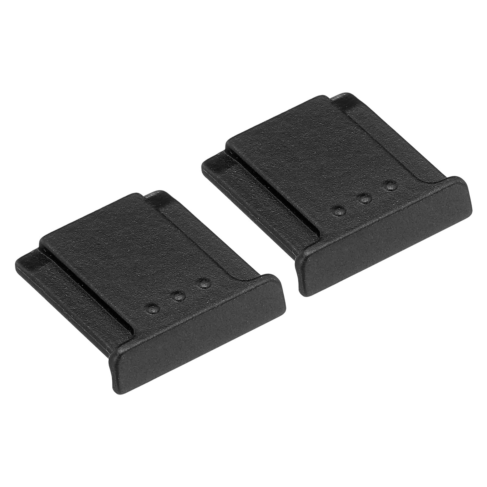 PATIKIL Universal Camera Hot Shoe Cover Cap, 2 Pack Hot Shoe Cap Hot Shoe Protector Zinc Alloy Suitable for Nikon for Fujifilm for Pentax DSLR/SLR Camera, Black