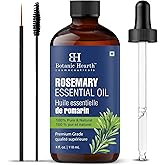Botanic Hearth Rosemary Essential Oil 4 Fl Oz | 100% Pure and Natural Rosemary Oil | Premium Grade Essential Oils for Hair Ca