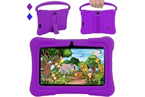 Veidoo Kids Tablet, 7 inch Android Tablet PC, 2GB RAM 32GB ROM, Safety Eye Protection IPS Screen, WiFi, Dual Camera, Games, P
