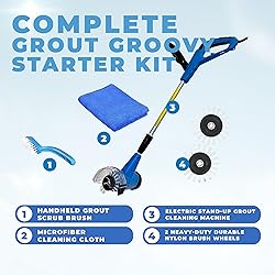 Electric Stand-Up Lightweight Grout Cleaning