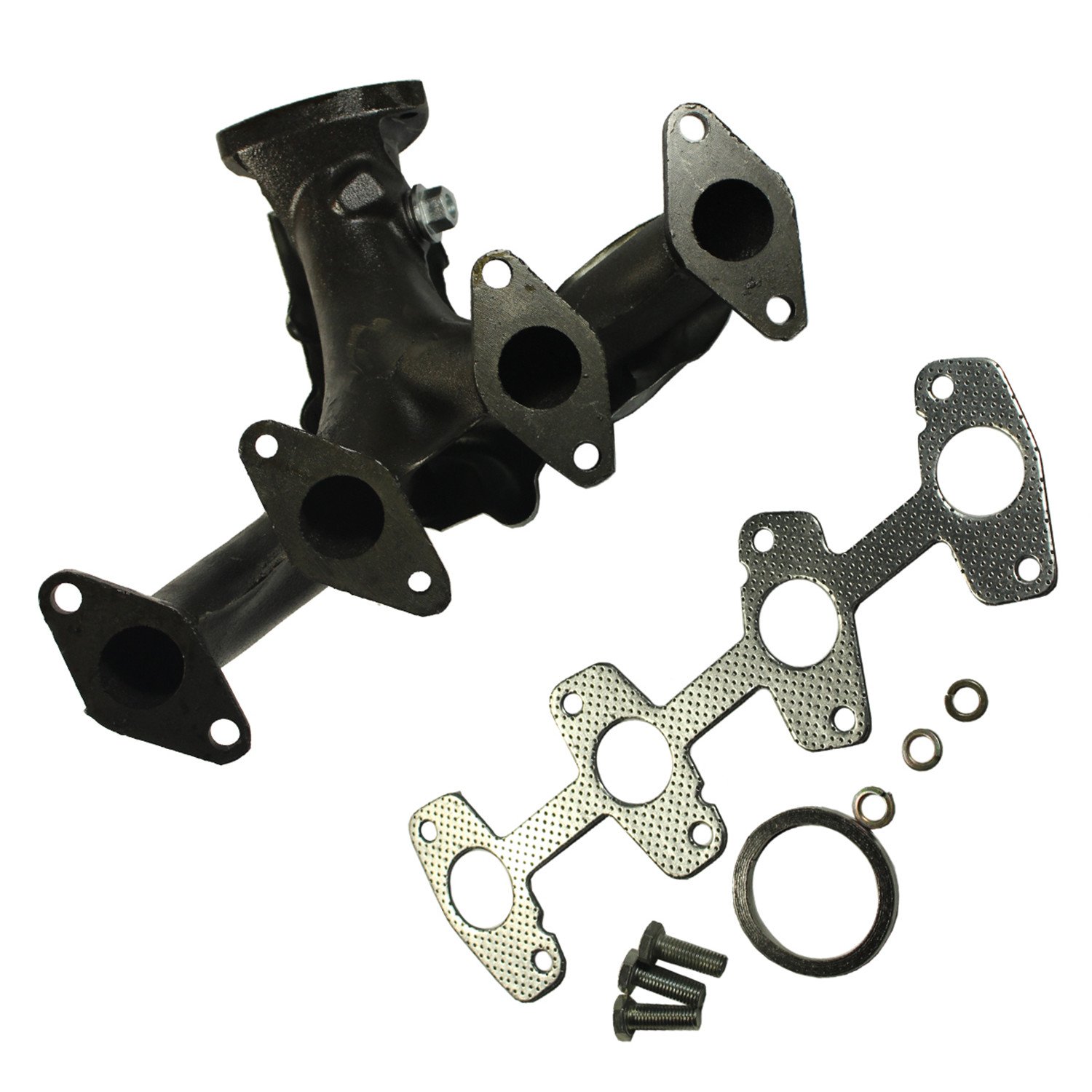 New Exhaust Manifold & Gasket Kit Set for Chevy GMC Isuzu Pickup Truck