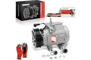 A-Premium Air Conditioner AC Compressor with Clutch Compatible with Ford Expedition F-150 2007-2014, F-250 F-350 F-450 F-550 