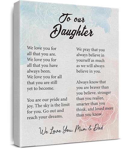 WOW Walls Inspirational Tile Art - 8x10 Ceramic Tile Print With Easel Back And Hanger