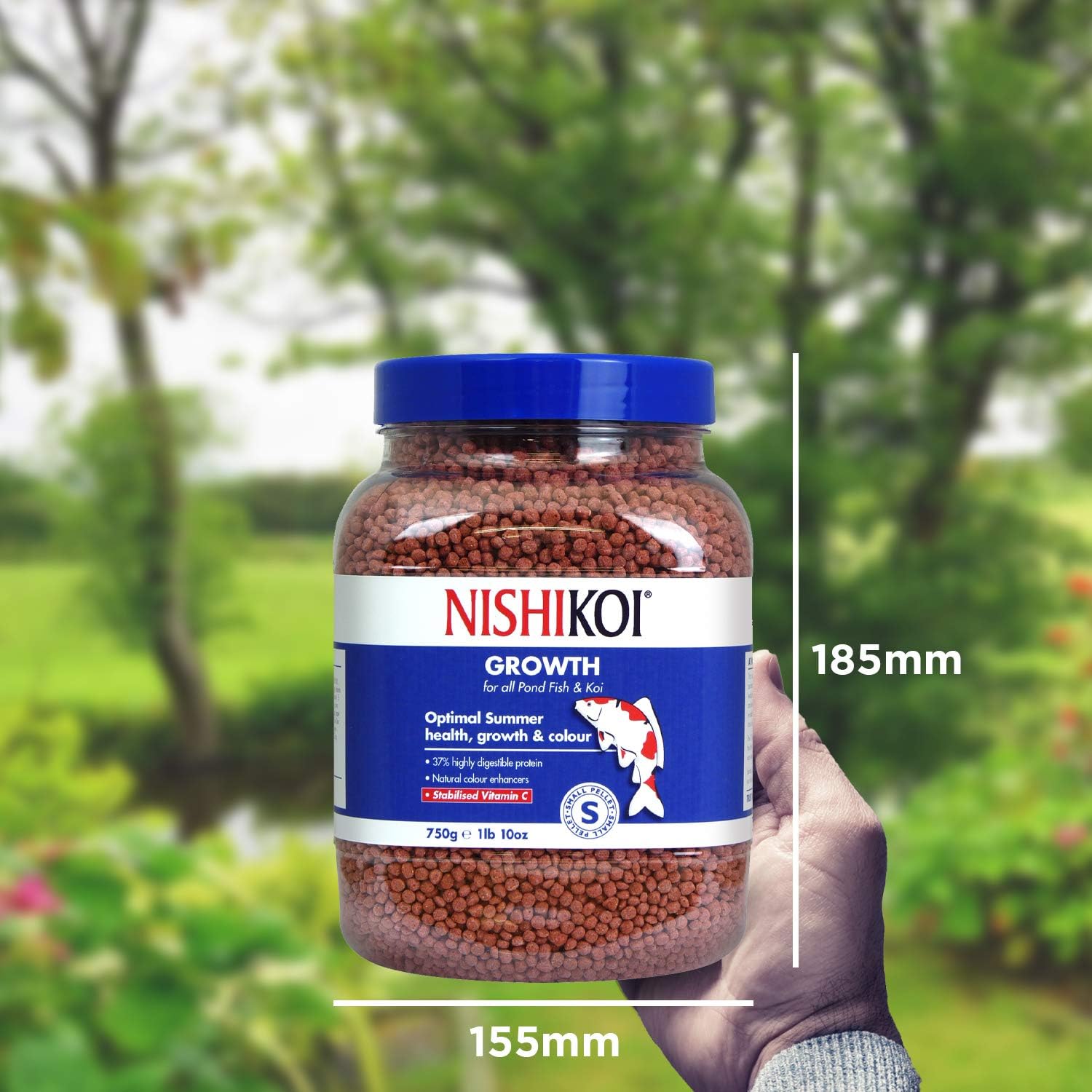 Nishikoi Growth Complete Food for Koi and Pond Fish - Small Pellets - 750g, 750 g (Pack of 1) - Image 5