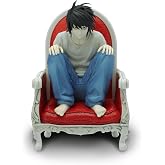 ABYSTYLE Studio Death Note Detective L SFC Collectible PVC Figure 5.5" Tall Statue Anime Manga Figurine Home Room Office D&eacute;cor Gift