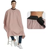 Salon Hair Cutting Cape with Soft Silicon Neck Collar, Professional Anti-static Barber Cape