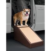 Pet Gear Stramp Stair and Ramp Combination for Dogs/Cats, Coffee Bean | Easy Step, Lightweight/Portable, Sturdy, Easy Assembly (No Tools Required)