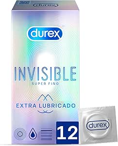 Durex Invisible Extra Lubricado 12 Preservativos: Amazon.es: Salud y cuidado personal