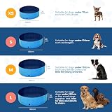 Cool Paws Foldable Paddling Pool for Dogs & Kids – S–XL, Leakproof view 6