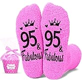 HAPPYPOP Birthday Socks Ideas - Birthday Gift for 75 80 85 90 95 100 Year Old Elderly Women