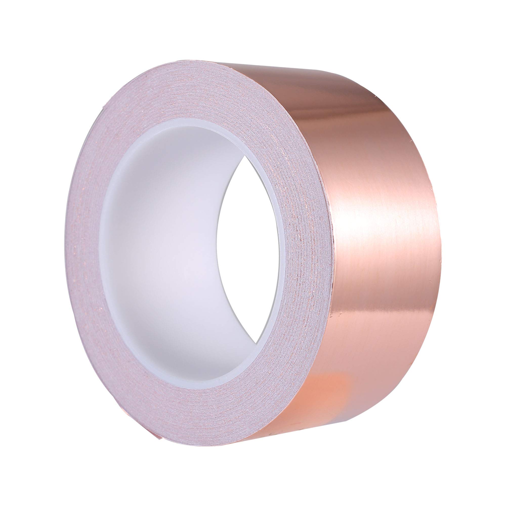 Zalava 50 m x 25 mm copper tape, copper tape, EMI Kapton shielding tape, copper tape, self-adhesive, snail tape, snail protection tape, 25 mm x 50 m