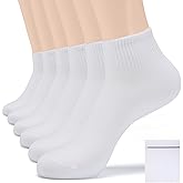 GOEWY Ankle Socks for Women Low Cut Cotton Socks Soft Moisture Wicking Casual Sock Non Slip Breathable 6/10 Pairs
