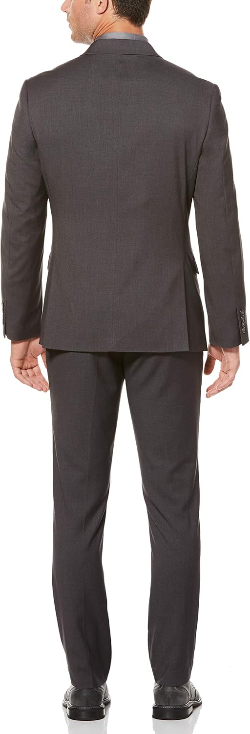 Perry Ellis Men's Slim Fit Solid Jacket at  Men’s Clothing store: Business Suit Jackets