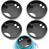LUTQ 53 mm Wide Mouth Easy Sipper Silicone Splash Guards for Flow Control | SplashGuard Compatible with Nalgene 32 oz Wide Mouth Bottles with 53 mm Inner Opening; Not for 16 oz or Narrow Mouth Bottles
