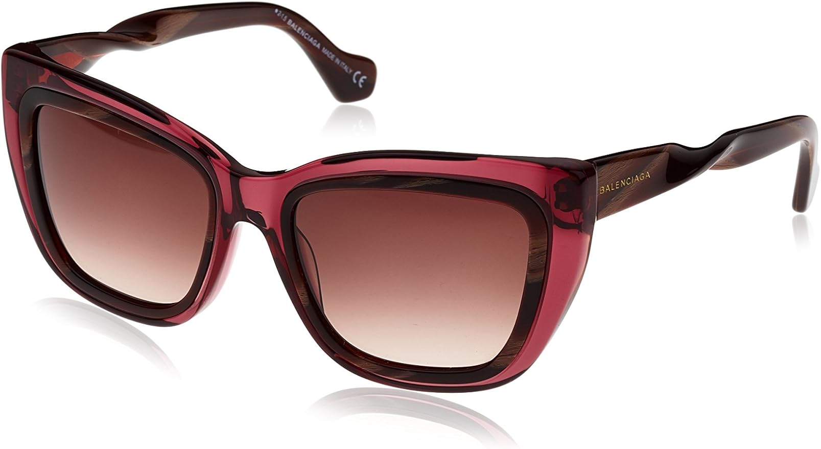 pink balenciaga glasses