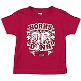 Horns Down Baby Apparel for Oklahoma College Fans (NB-7T)