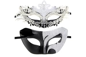 Couple Pair Mardi Gras Mask Venetian Masquerade Ball Mask Party Costume Mask