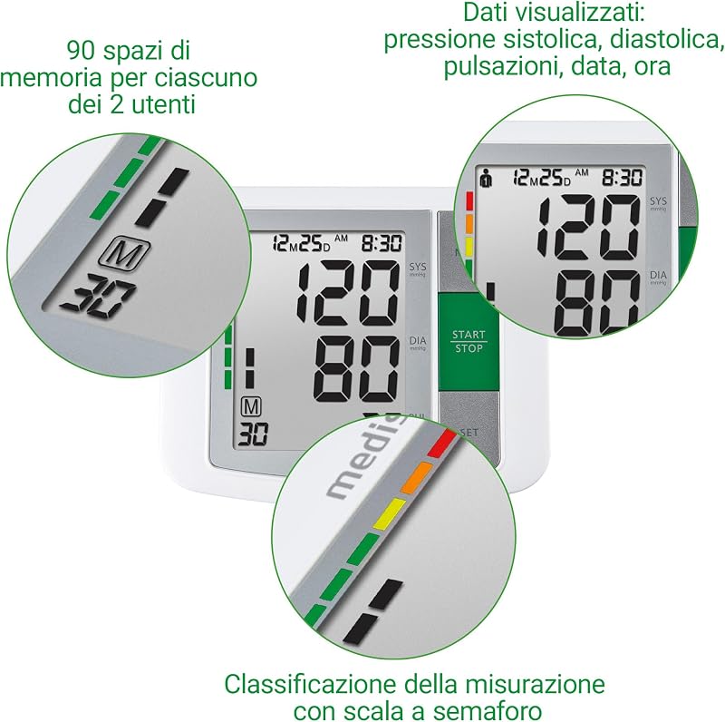 BU 510 misuratore di pressione da braccio, sfigmomanometro