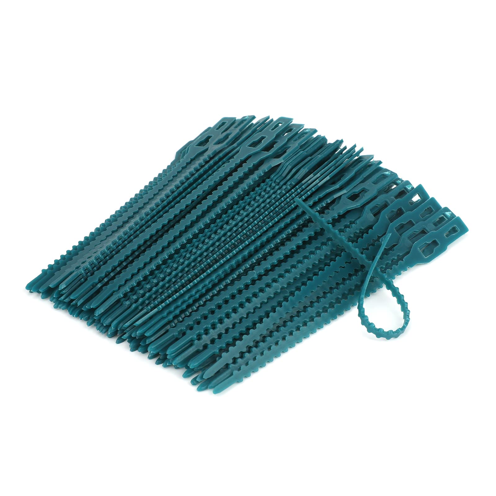 KINGLAKE 13 cm Adjustable Plant Ties 200 Pcs, Flexible Plant Cable Ties Plastic Garden Ties for Plant Support
