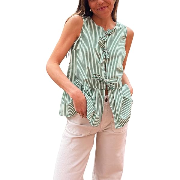 NIC+ZOE Striped Boat Tank, Blue Multi, XS at Amazon Women's