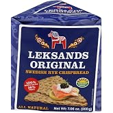 Leksands Original Swedish Rye Crispbread - Wedge, 7.06-Ounce Packages (Pack of 12)