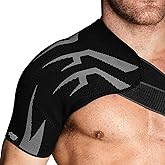 Anaconda Fightwear Shoulder Brace (Large) -Rotator Cuff Compression Support with Gel Pad for Shock Absorption &amp; Joint Health -Adjustable Fit for Left/Right Shoulder - Ideal for Athletes, Men and Women