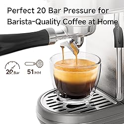 HiBREW Espresso Machine 20 Bar, Semi-Automatic