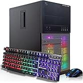 Dell Optiplex 7020 Gaming Desktop PC - Intel Core i7 4th Gen 3.4GHz, NVIDIA GeForce GT 1030 2GB, 16GB RAM, 512GB SSD, HDMI, D