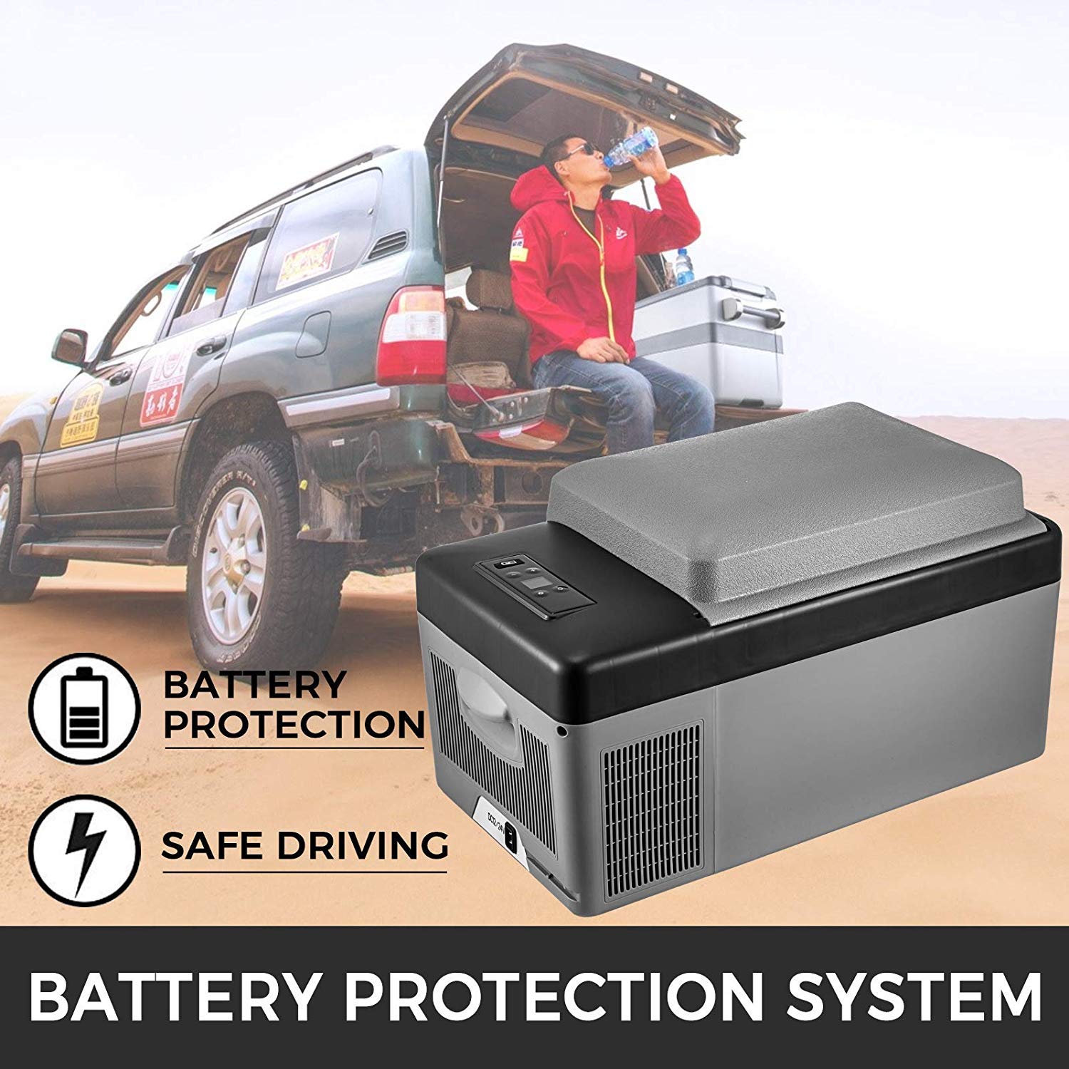 20L compresor portátil pequeño refrigerador del Coche Refrigerador ...