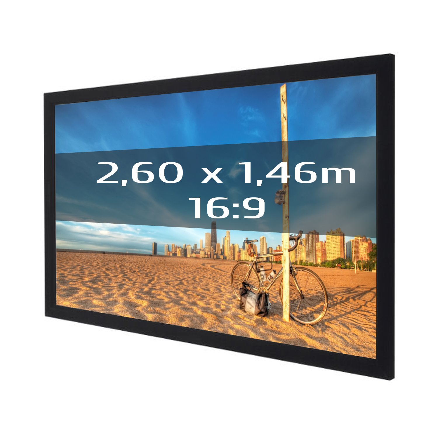 Kimex 3700685405400 - Pantalla de proyección fija con marco ...