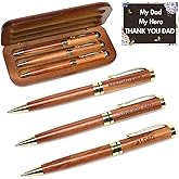 Cool Gifts for Dad from Daughter, Son, Wife Mens Pen Set with Box for Father Daddy Papa Christmas Gifts Best Dad Ever Engraved Dad‘s Pens Sentimental Fathers Day Birthday Gift Ideas Luxury Pens