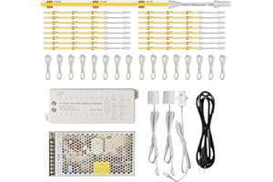 Ludapp Intelligent Motion Sensor Led Stair Lights Indoor, Interior Lights for Stairs, 16 Stairs 40Inch Length (100cm) cuttabl