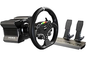 MOZA R5 Direct Drive Hankon Pedal Bundle (2 Pedals (Accelerator + Brake)), Domestic Genuine Product