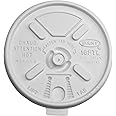 Dart 16FTL Vented Foam Lids for 16-24 oz Foam Cups, Lift n' Lock Lid
