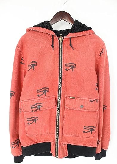 supreme red denim jacket
