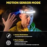 Demlaies Head Torch Rechargeable 2 Pack 28H 300° Wide Beam IPX6 view 6