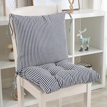 Amazon De Kongeu Gartenstuhl Kissen Buro Sitzkissen Fur Niedrige Ruckenlehne Weiche Schaumstoff Sitzauflage Und Ruckenlehne Abnehmbar Mit Reissverschluss 80 X 40 X 6 5 Cm Ohne Stuhle