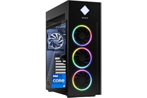 HP OMEN 45L Gaming Desktop, 14th Generation Intel Core i7-14700K, 16 GB RAM, 1 TB Solid State Drive, NVIDIA GeForce RTX 4070 Super Graphics, Windows 11 Pro, GT22-2050 (2024)