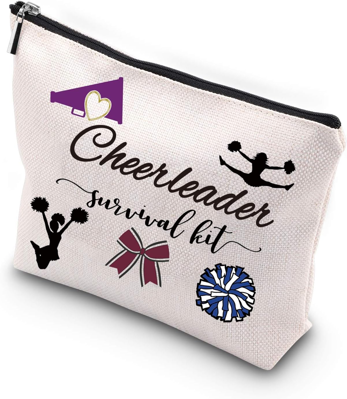 Cheerleading Gift Cheerleader Survival Kit Portable Travel Accessories Toiletry Bag Makeup Bag (Cheerleader Bag EU)