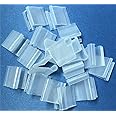 iFlyMars 101 Pieces of Clear Plastic V Balloon Clips Tie for Sealing,Wedding Party Christmas Birthday Decoration
