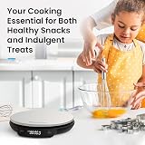 Pro Breeze Digital Kitchen Scales Stainless Steel 5kg g ml oz lb view 8