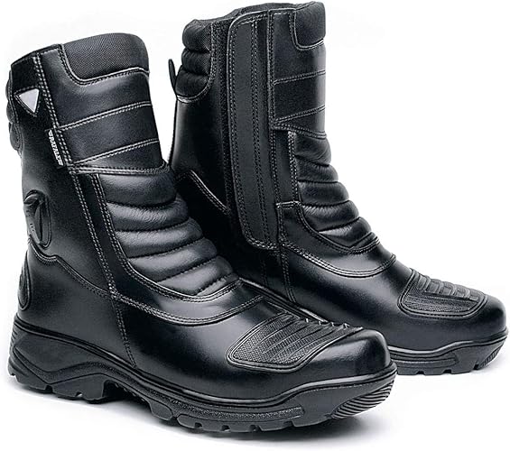 bota motociclista feminina cano medio